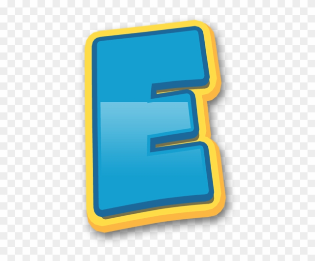 Letras Patrulha Canina Paw Patrol Letters 05 - E Paw Patrol Png
