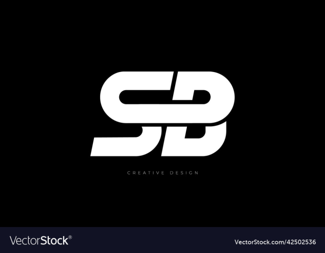letter branding sbg initial creative logo