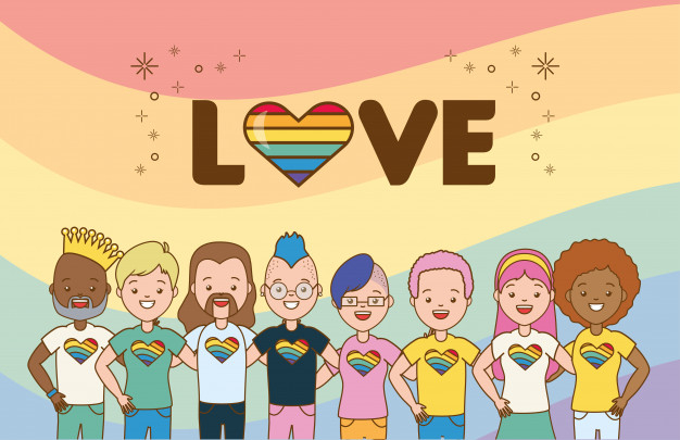 Lgbt people Free Vector