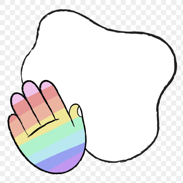 LGBTQ+ rainbow png frame background, | Free PNG Sticker - rawpixel