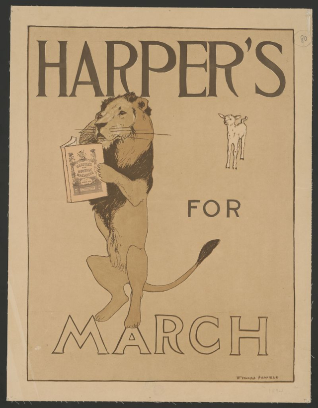 Lion and a book (1894) | Free Photo - rawpixel