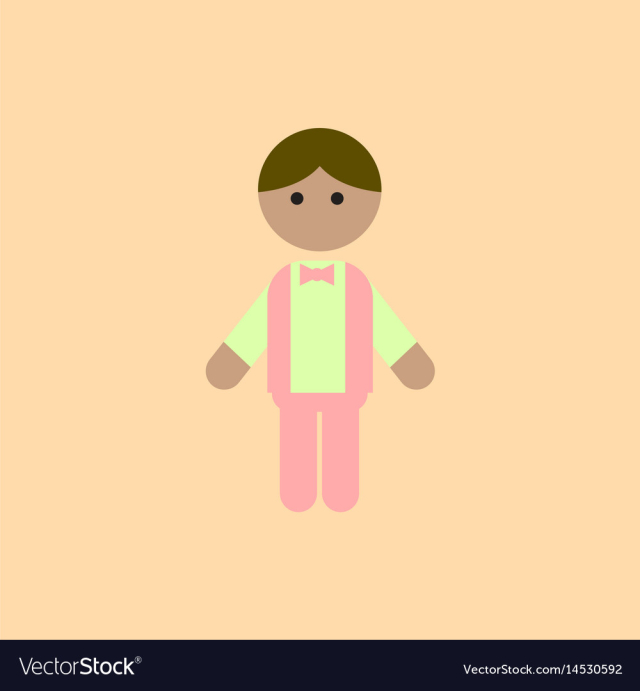 Little boy kid child cute boy vector image