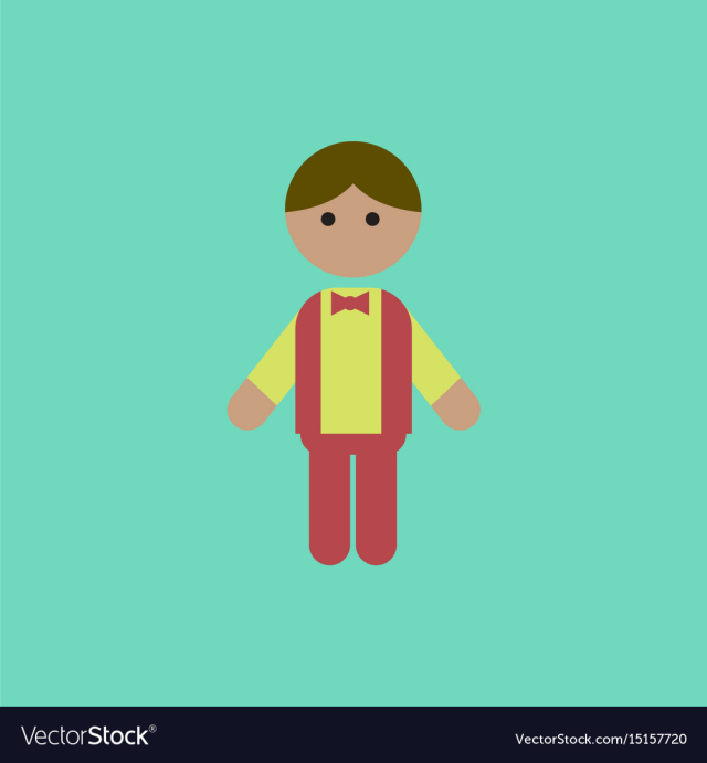 Little boy kid child cute boy vector image
