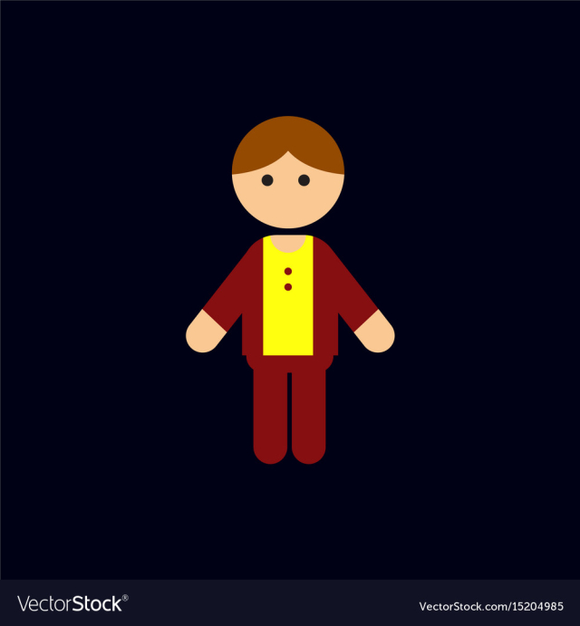 Little boy kid child cute boy vector image