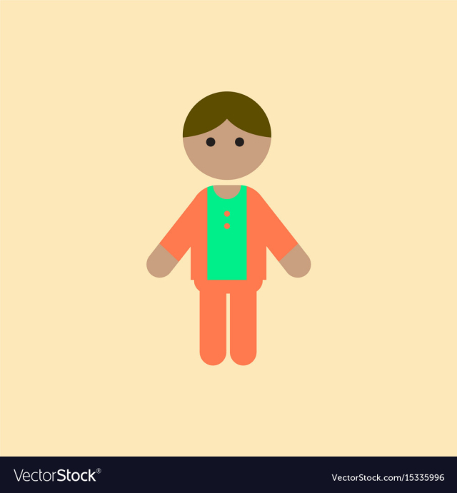 Little boy kid child cute boy vector image