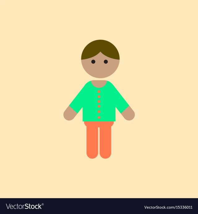 Little boy kid child cute boy vector image