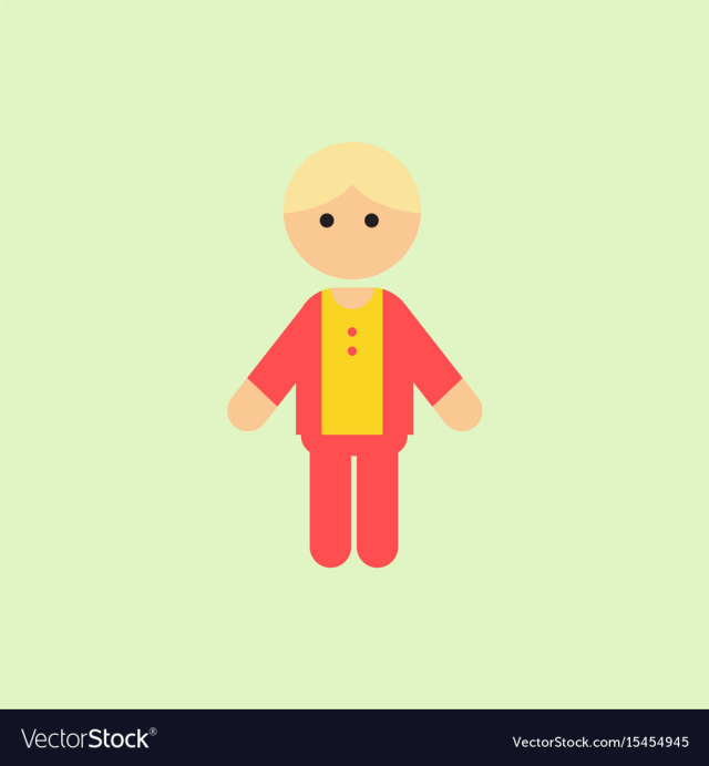 Little boy kid child cute boy vector image