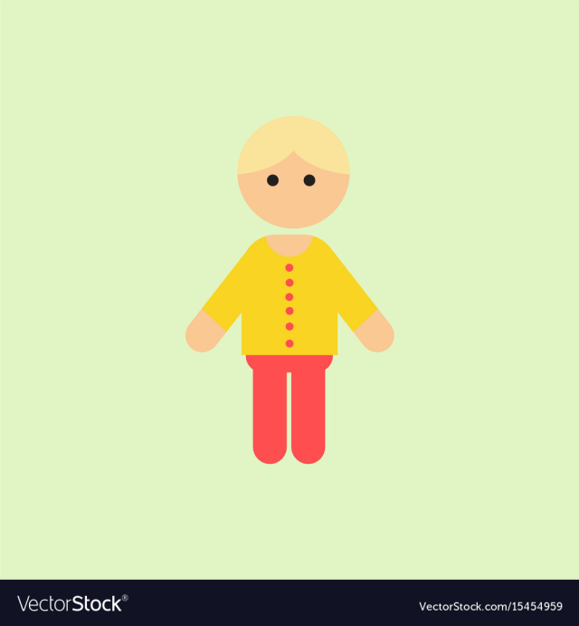 Little boy kid child cute boy vector image