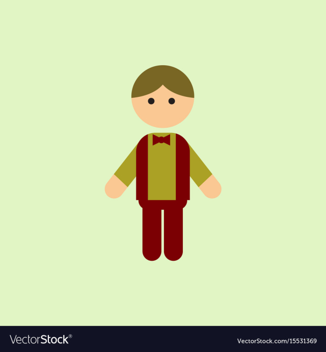 Little boy kid child cute boy vector image
