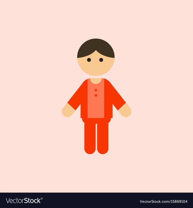 Little boy kid child cute boy vector image