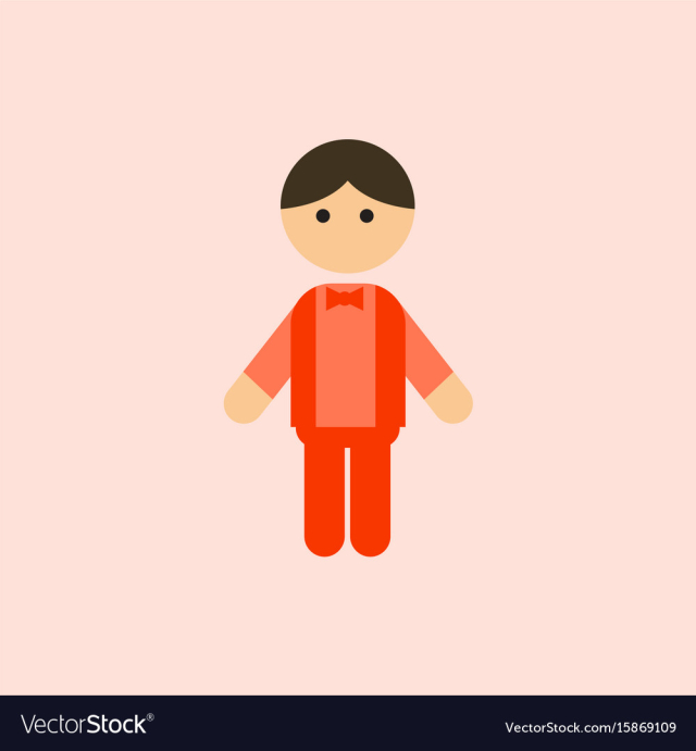 Little boy kid child cute boy vector image