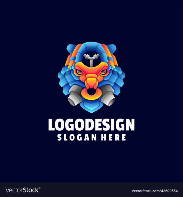 logo animal warrior gradient