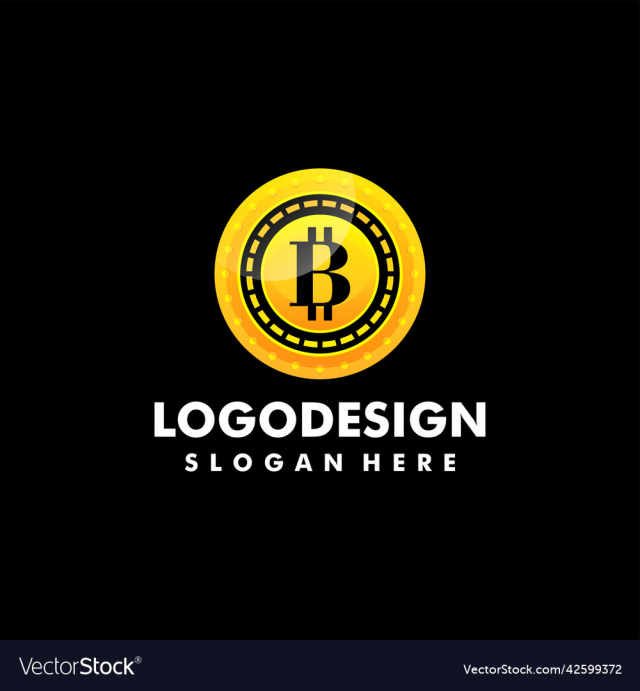 logo crypto gradient colorful style