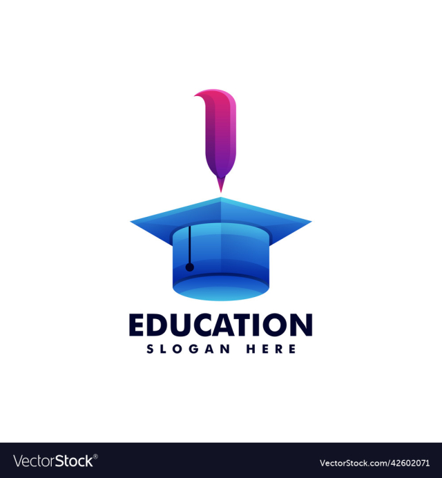 logo education gradient colorful