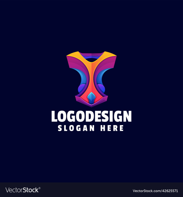 logo titan gradient colorful style