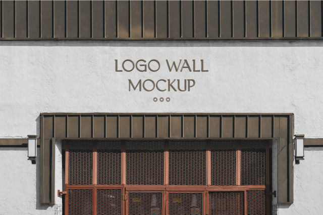 Logo Wall Mockup logo wall mockup 000