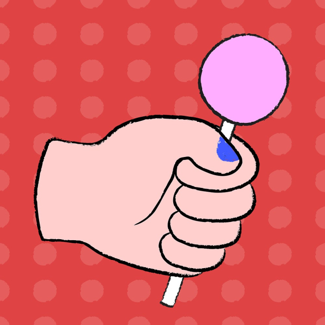 Lollipop hand clipart, colorful doodle | Free Vector Illustration - rawpixel