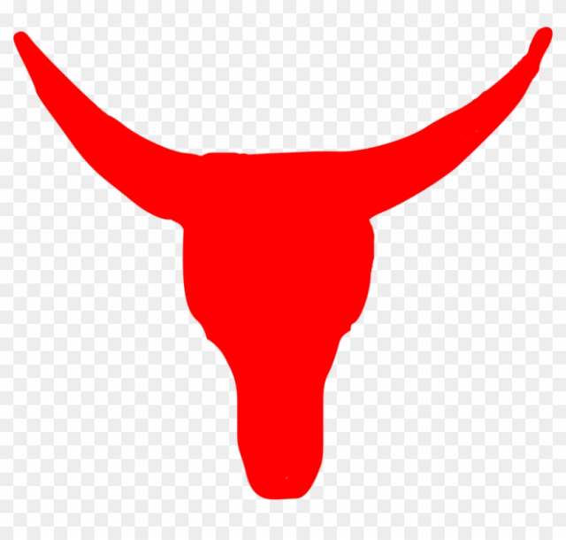 Longhorn Cattle Clipart Bull Horn - Red Bull Clipart