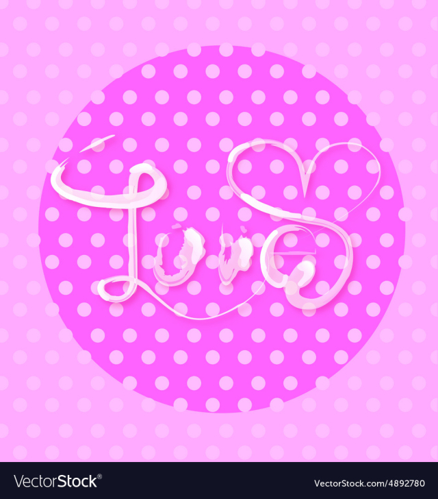 Love background and letter love vector image