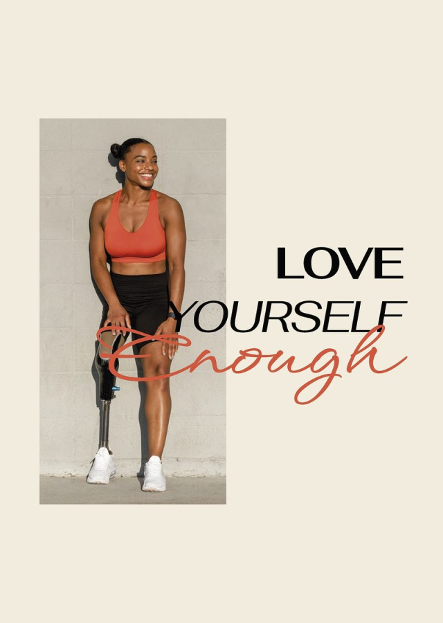 Love yourself poster template, sports | Free Vector Template - rawpixel