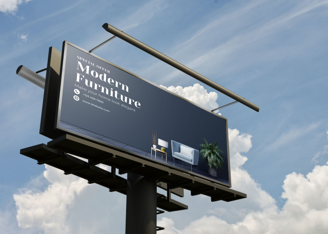 Luxury Billboard Mockup - Freebies Mockup
