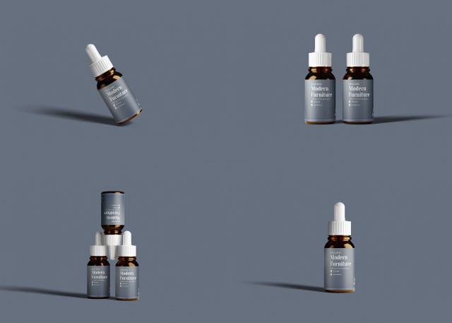 Luxury Dropper Bottle Mockup