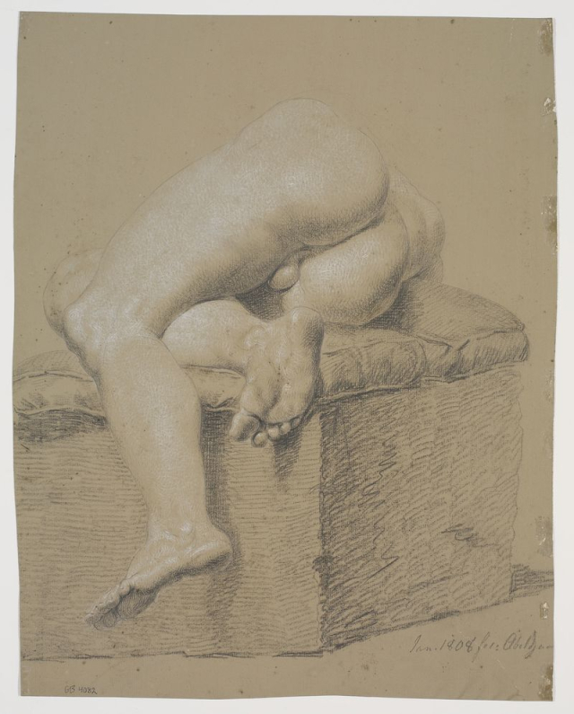 Lying male model, seen from behind | Free Photo - rawpixel