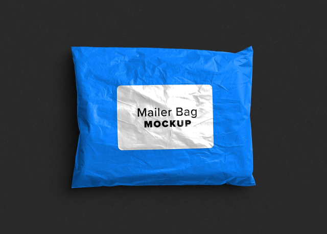 Mailer Bag Mockup - Freebies Mockup