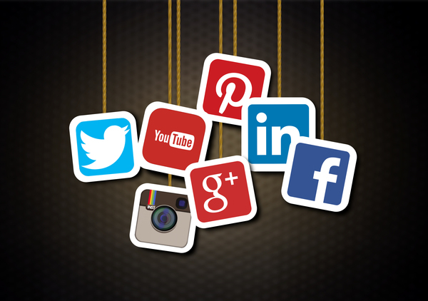 Main social media brands - Illustration