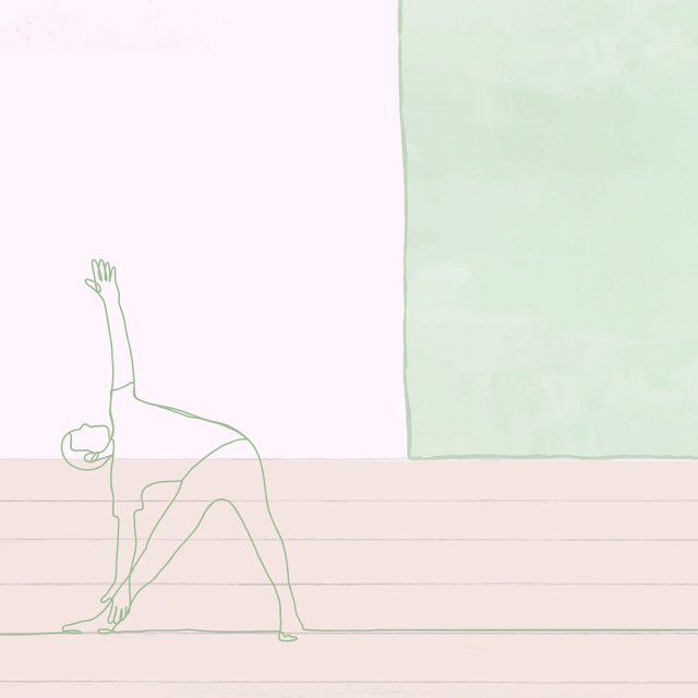 Man exercising background, minimal pastel | Free Vector - rawpixel