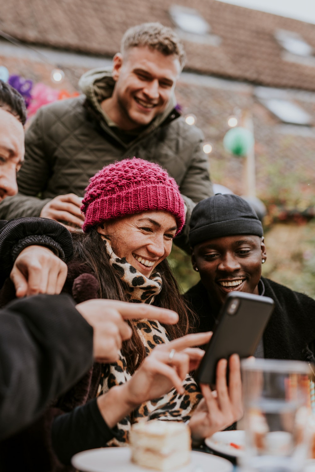 Man lexamining a friend group | Free Photo - rawpixel