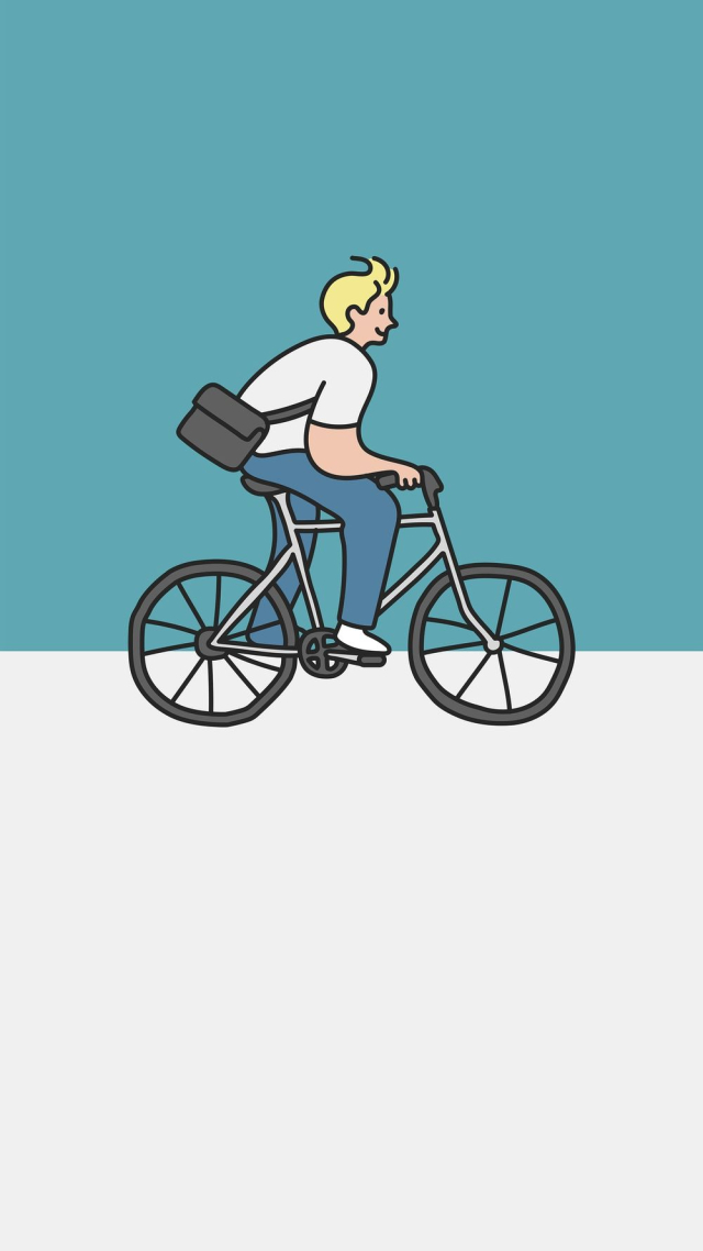 Man riding bike iPhone wallpaper, | Free PSD - rawpixel