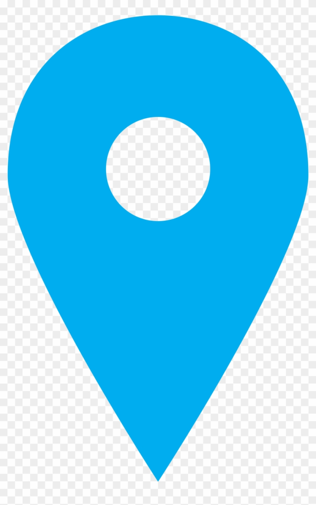 Map Marker Png Pic - Blue Location Pin Png