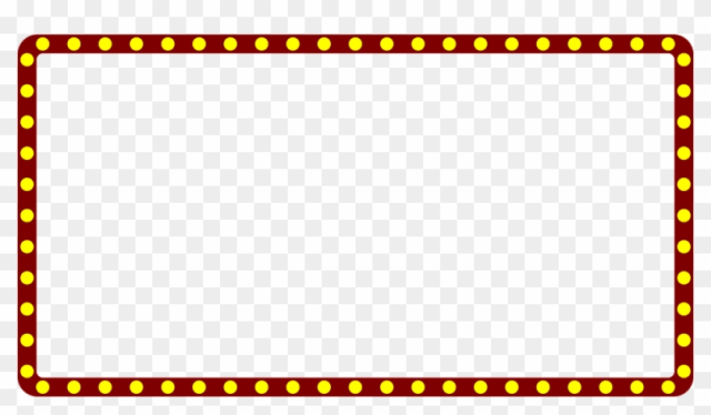 Marquee Lights Cliparts - Marquee Sign Transparent Background