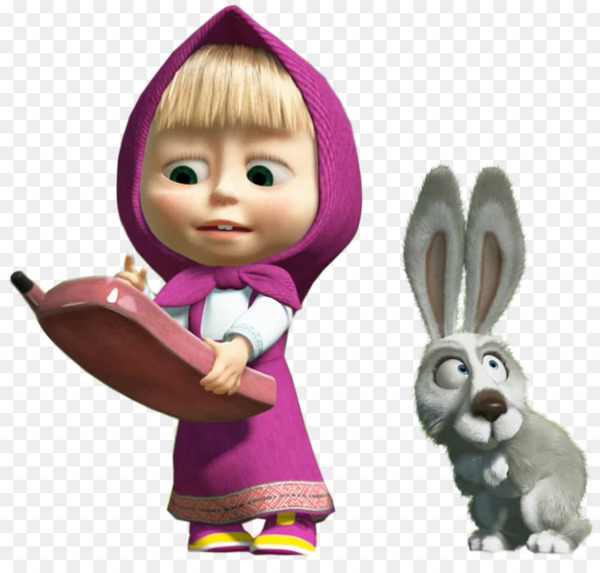 Free: Masha and the Bear Animation Giant panda - cheburashka