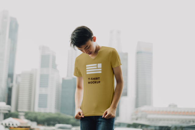 Men’s T-Shirt Mockup t-shirt mockup