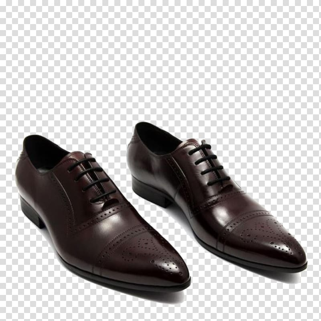 Men's shoes carved carved transparent background PNG clipart