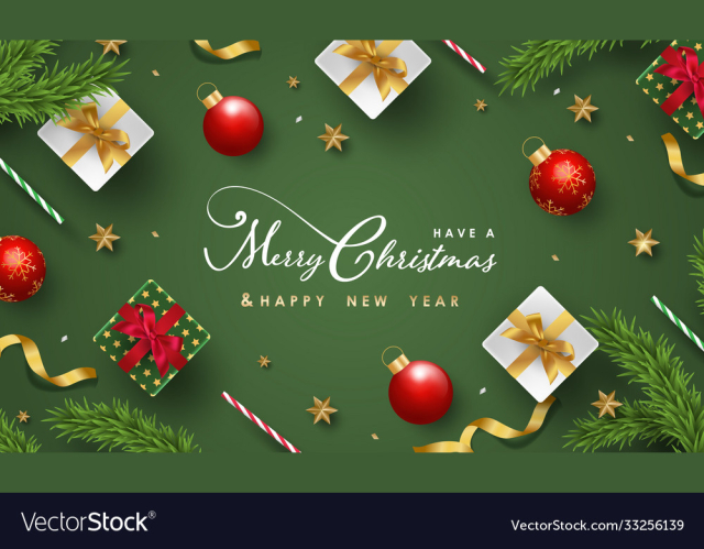 merry christmas and happy new year background