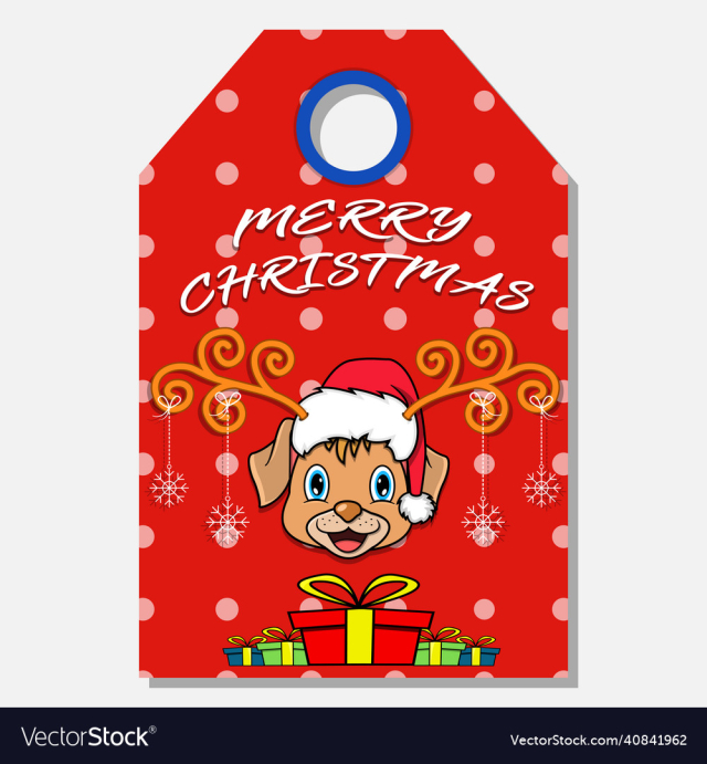 merry christmas happy new year hand drawn label