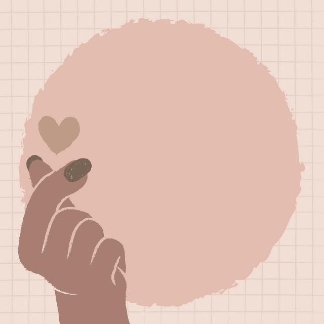 Mini heart frame background, love | Free Vector - rawpixel