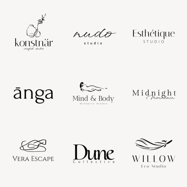 Minimal business logo template, professional | Free PSD - rawpixel