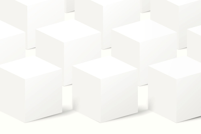 Minimal cube pattern background, white | Free Vector - rawpixel