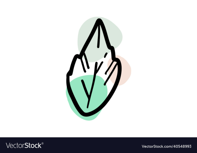 minimalist abstract leaf line art