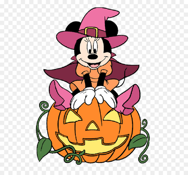 Free: Minnie Mouse Mickey Mouse Donald Duck Halloween Clip art - minnie ...