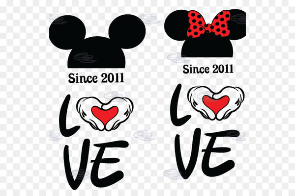 Minnie Mouse Mickey Mouse T-shirt Love - mickey minnie love