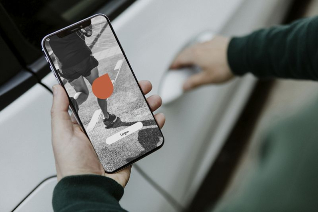 Mobile phone screen mockup, digital | Free PSD Mockup - rawpixel