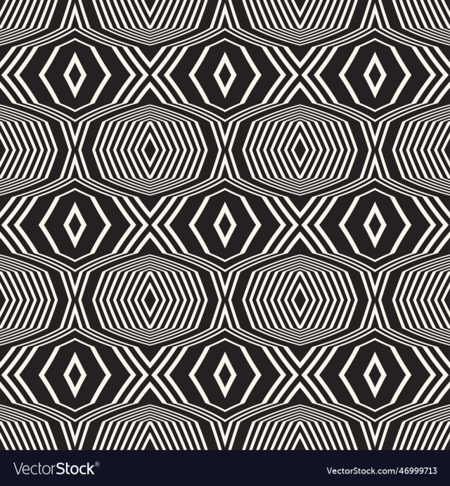 monochrome geometric folk ornate pattern