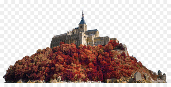 Mont Saint-Michel Wallpaper - Retro Castle