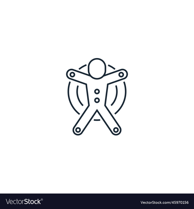 motion tracking creative icon from augmented