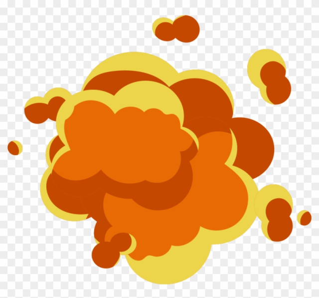 My Explosion Cartoon Clip Art - Cartoon Explosion Png